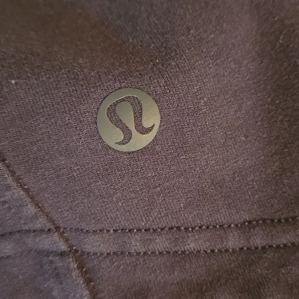 Lululemon Inner Glow Short 3" Terry Black Size 14 Womens Plus Pockets - Picture 11 of 16